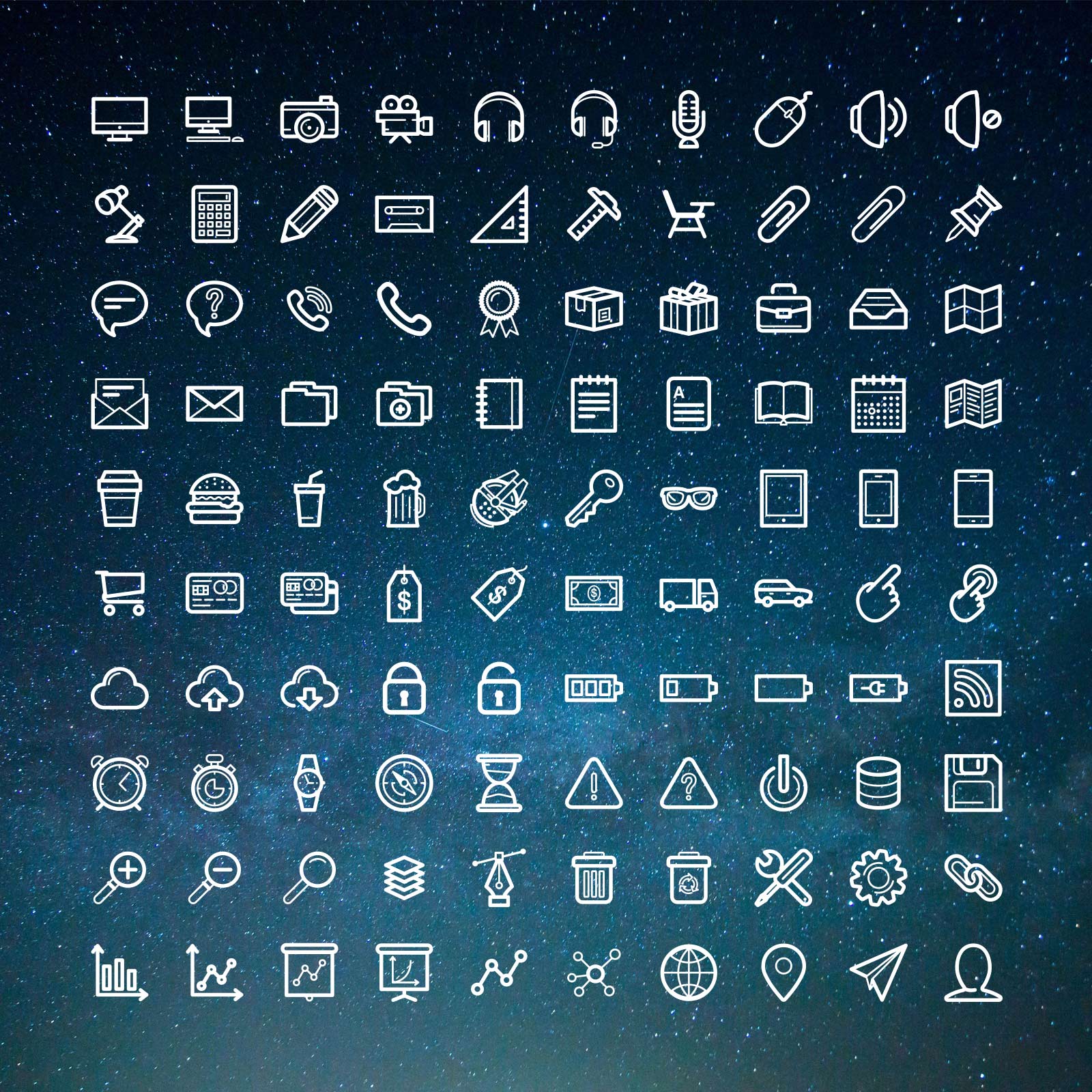 Icon font used on tylerbrooksdesigns webpage